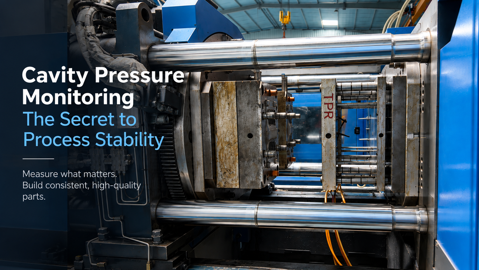Cavity pressure sensor and in-mold pressure curve during injection molding