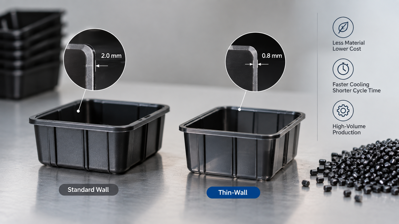 Thin-Wall Injection Molding: Applications and Design Rules